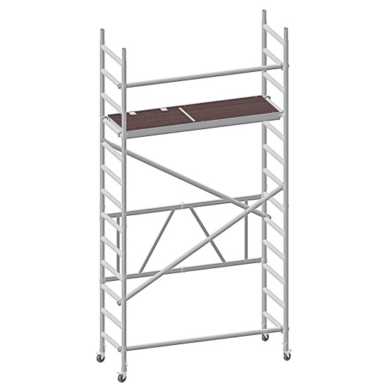 Kokkupandav alumiiniumtelling Compact 4,5 m töökõrgus*