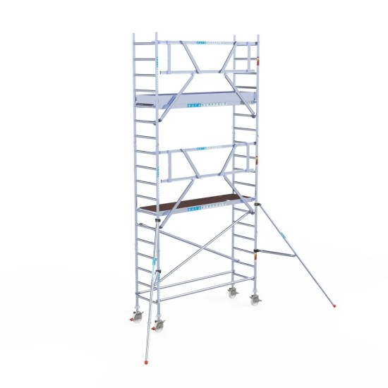 Torre amb barana d'un costat 75х250 6,2 m alçada de treball
