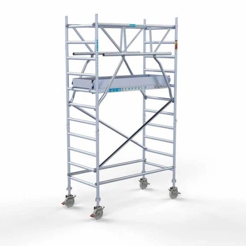 Alumiiniumtellingud koos kokkupandavate piiretega mõlemal poolel 90x190 4,2 m töökõrgus* Carbon