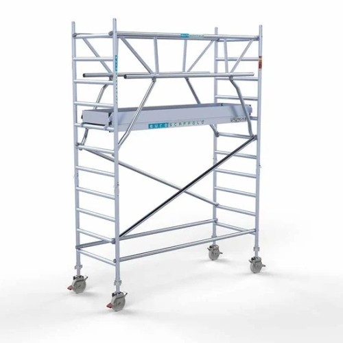 Alumiiniumtellingud koos kokkupandavate piiretega mõlemal poolel 90x250 4,2 m töökõrgus* Carbon