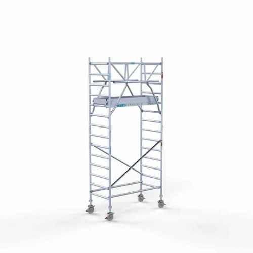 Alumiiniumtellingud koos kokkupandavate piiretega mõlemal poolel 90x190 5,2 m töökõrgus* Carbon