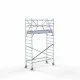 Alumiiniumtellingud 90х250 5,2 m töökõrgus* koos kokkupandavate piiretega mõlemal poolel Alumiiniumtellingud 90х250 5,2 m töökõrgus* koos kokkupandavate piiretega mõlemal poolel