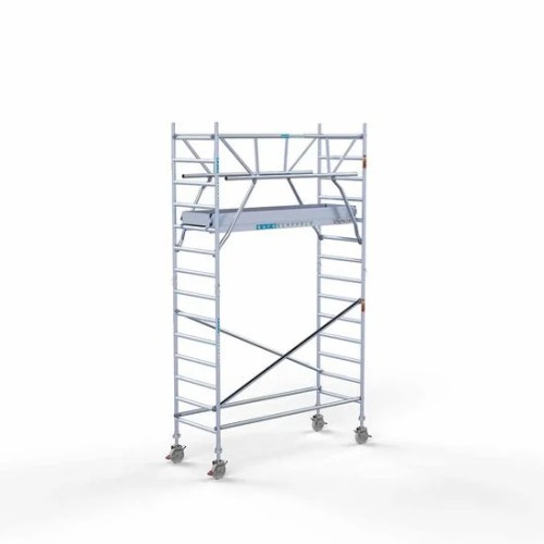 Alumiiniumtellingud koos kokkupandavate piiretega mõlemal poolel 90x250 5,2 m töökõrgus* Carbon