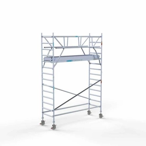 Alumiiniumtellingud koos kokkupandavate piiretega mõlemal poolel 90x305 5,2 m töökõrgus* Carbon