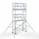 Alumiiniumtellingud 90х250 6,2 m töökõrgus* koos kokkupandavate piiretega mõlemal poolel Alumiiniumtellingud 90х250 6,2 m töökõrgus* koos kokkupandavate piiretega mõlemal poolel