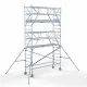 Alumiiniumtellingud 90х305 6,2 m töökõrgus* koos kokkupandavate piiretega mõlemal poolel Alumiiniumtellingud 90х305 6,2 m töökõrgus* koos kokkupandavate piiretega mõlemal poolel