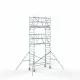 Alumiiniumtellingud 90х250 7,2 m töökõrgus* Carbon koos kokkupandavate piiretega mõlemal poolel Alumiiniumtellingud 90х250 7,2 m töökõrgus* Carbon koos kokkupandavate piiretega mõlemal poolel