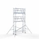 Alumiiniumtellingud 90х305 7,2 m töökõrgus* koos kokkupandavate piiretega mõlemal poolel Alumiiniumtellingud 90х305 7,2 m töökõrgus* koos kokkupandavate piiretega mõlemal poolel