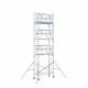 Аliumininiai pastoliai 90х250 9,2 m darbinis aukštis* anglies platforma su sulankstomomis apsaugomis iš 2 pusių Аliumininiai pastoliai 90х250 9,2 m darbinis aukštis* anglies platforma su sulankstomomis apsaugomis iš 2 pusių