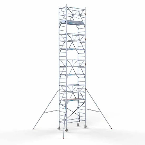 Alumiiniumtellingud 90х190 10,2 m töökõrgus* koos kokkupandavate piiretega mõlemal poolel Alumiiniumtellingud 90х190 10,2 m töökõrgus* koos kokkupandavate piiretega mõlemal poolel