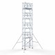Alumiiniumtellingud 90х190 10,2 m töökõrgus* koos kokkupandavate piiretega mõlemal poolel Alumiiniumtellingud 90х190 10,2 m töökõrgus* koos kokkupandavate piiretega mõlemal poolel