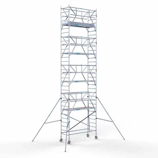 Alumiiniumtellingud 90х250 10,2 m töökõrgus* koos kokkupandavate piiretega mõlemal poolel Alumiiniumtellingud 90х250 10,2 m töökõrgus* koos kokkupandavate piiretega mõlemal poolel