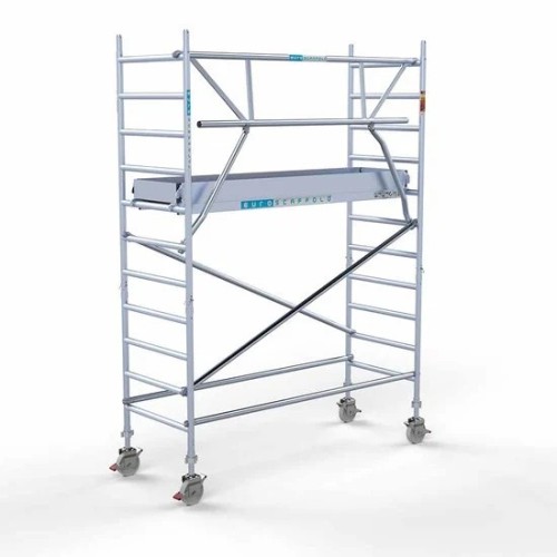 Alumiiniumtellingud 90х250 4,2 m töökõrgus* Carbon koos kokkupandavate piiretega ühel küljel