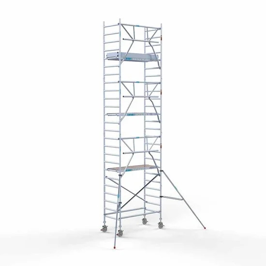 Alumiiniumtellingud 90х190 8,2 m töökõrgus* Carbon koos kokkupandavate piiretega ühel küljel Alumiiniumtellingud 90х190 8,2 m töökõrgus* Carbon koos kokkupandavate piiretega ühel küljel