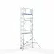 Alumiiniumtellingud 90х250 9,2 m töökõrgus* koos kokkupandavate piiretega ühel küljel