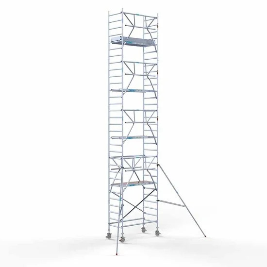 Alumiiniumtellingud 90х190 10,2 m töökõrgus* Carbon koos kokkupandavate piiretega ühel küljel Alumiiniumtellingud 90х190 10,2 m töökõrgus* Carbon koos kokkupandavate piiretega ühel küljel