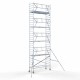 Alumiiniumtellingud 90х305 10,2 m töökõrgus* Carbon koos kokkupandavate piiretega ühel küljel Alumiiniumtellingud 90х305 10,2 m töökõrgus* Carbon koos kokkupandavate piiretega ühel küljel