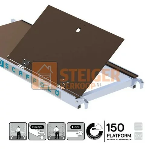 Платформа с люком 150x60 см