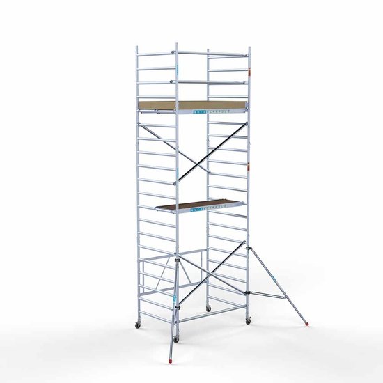 Bastida plegable d'alumini 135х190 6,8 m alçada de treball* Bastida plegable d'alumini 135х190 6,8 m alçada de treball*