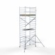 Bastida plegable d'alumini 135х190 6,8 m alçada de treball* Bastida plegable d'alumini 135х190 6,8 m alçada de treball*