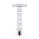 Aliumininiai pastoliai 135х250 14,2 m darbinis aukštis* su liftu saulės baterijoms - Solarlift, Safeguard Aliumininiai pastoliai 135х250 14,2 m darbinis aukštis* su liftu saulės baterijoms - Solarlift, Safeguard