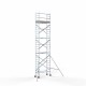 Aluminum scaffold tower 75х190 9,2m working height* Aluminum scaffold tower 75х190 9,2m working height*