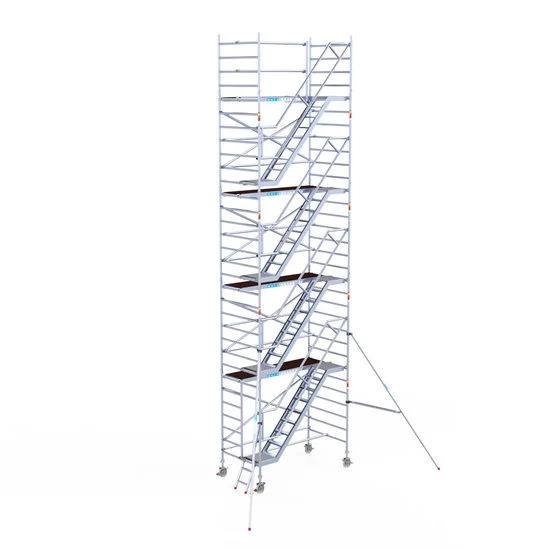 Alumiiniumtellingud koos treppidega 135х250 10,2 m töökõrgus* Carbon Alumiiniumtellingud koos treppidega 135х250 10,2 m töökõrgus* Carbon