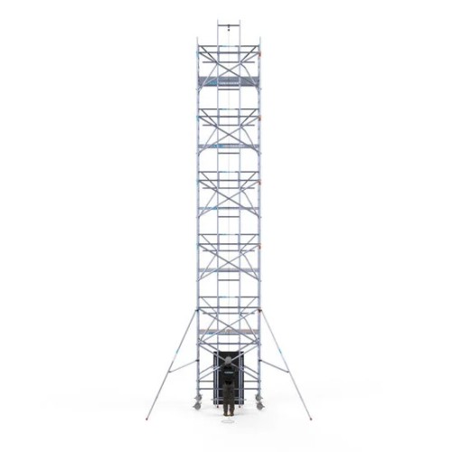 Solar scaffold Aluminum scaffold tower 135х305 12,2m working height including Solar lift
