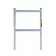 Guardrail frame 1 m, 75 cm, 2 rungs