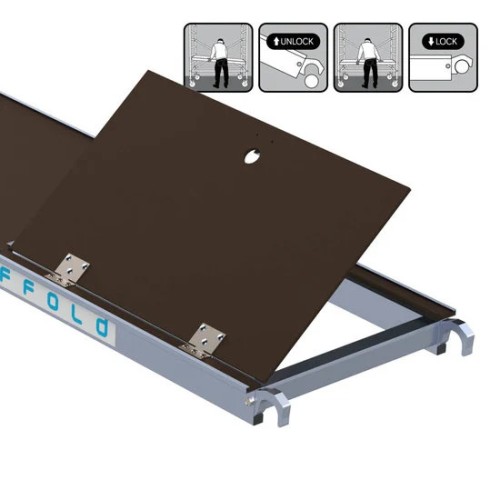 Platvorm luugiga 305x60 cm