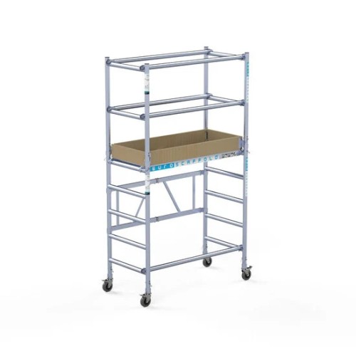 Kokkupandav alumiiniumtelling / maalripukk Compact 1+2 3,5 m töökõrgus*