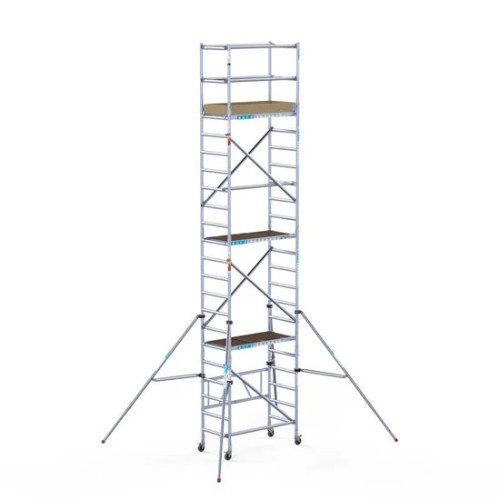 Kokkupandav alumiiniumtelling Compact 1+2+3+4 7,5 m töökõrgus*