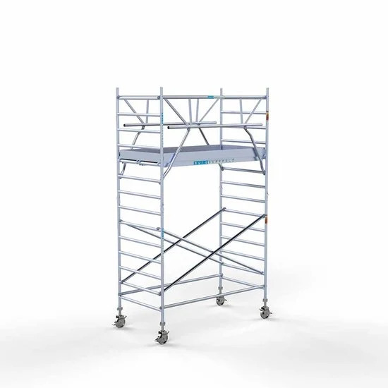 Torre con barandilla de 2 lados 135х250 5,2 m altura de trabajo* Carbon Torre con barandilla de 2 lados 135х250 5,2 m altura de trabajo* Carbon