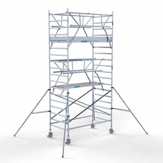 Torre con barandilla de 2 lados 135х250 6,2 m altura de trabajo* Carbon Torre con barandilla de 2 lados 135х250 6,2 m altura de trabajo* Carbon