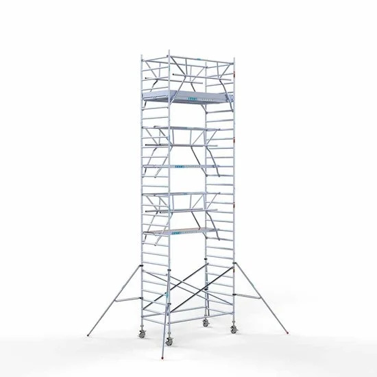 Torre con barandilla de 2 lados 135х250 9,2 m altura de trabajo* Carbon Torre con barandilla de 2 lados 135х250 9,2 m altura de trabajo* Carbon
