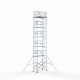 Alumiiniumtellingud 135х250 13,2 m töökõrgus* Carbon koos kokkupandavate piiretega mõlemal poolel Alumiiniumtellingud 135х250 13,2 m töökõrgus* Carbon koos kokkupandavate piiretega mõlemal poolel