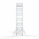 Аliumininiai pastoliai 135х250 14,2 m darbinis aukštis* su sulankstomomis apsaugomis iš 2 pusių Аliumininiai pastoliai 135х250 14,2 m darbinis aukštis* su sulankstomomis apsaugomis iš 2 pusių
