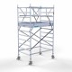 Alumiiniumtellingud 135х190 4,2 m töökõrgus* koos kokkupandavate piiretega mõlemal poolel Alumiiniumtellingud 135х190 4,2 m töökõrgus* koos kokkupandavate piiretega mõlemal poolel
