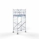 Alumiiniumtellingud 135х190 5,2 m töökõrgus* koos kokkupandavate piiretega mõlemal poolel Alumiiniumtellingud 135х190 5,2 m töökõrgus* koos kokkupandavate piiretega mõlemal poolel