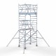 Alumiiniumtellingud 135х190 6,2 m töökõrgus* koos kokkupandavate piiretega mõlemal poolel Alumiiniumtellingud 135х190 6,2 m töökõrgus* koos kokkupandavate piiretega mõlemal poolel