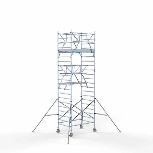 Alumiiniumtellingud 135х190 7,2 m töökõrgus* koos kokkupandavate piiretega mõlemal poolel