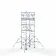 Alumiiniumtellingud 135х190 7,2 m töökõrgus* Carbon koos kokkupandavate piiretega mõlemal poolel Alumiiniumtellingud 135х190 7,2 m töökõrgus* Carbon koos kokkupandavate piiretega mõlemal poolel