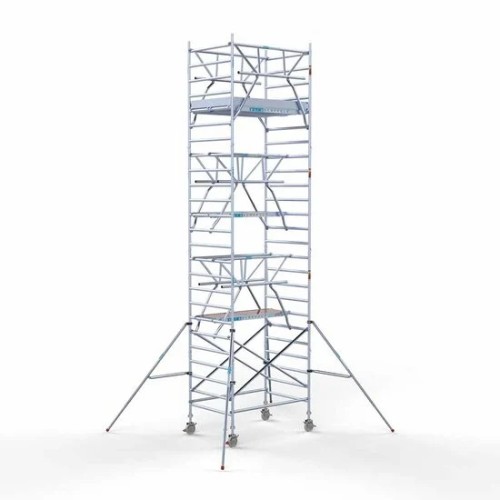 Alumiiniumtellingud 135х190 8,2 m töökõrgus* koos kokkupandavate piiretega mõlemal poolel