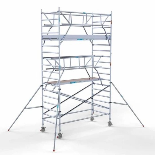 Alumiiniumtellingud 135х305 6,2 m töökõrgus* Carbon koos kokkupandavate piiretega mõlemal poolel