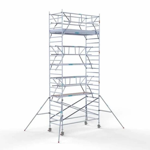 Alumiiniumtellingud 135х305 8,2 m töökõrgus* Carbon koos kokkupandavate piiretega mõlemal poolel