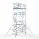 Alumiiniumtellingud 135х305 8,2 m töökõrgus* Carbon koos kokkupandavate piiretega mõlemal poolel Alumiiniumtellingud 135х305 8,2 m töökõrgus* Carbon koos kokkupandavate piiretega mõlemal poolel