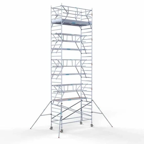 Alumiiniumtellingud 135х305 10,2 m töökõrgus* koos kokkupandavate piiretega mõlemal poolel