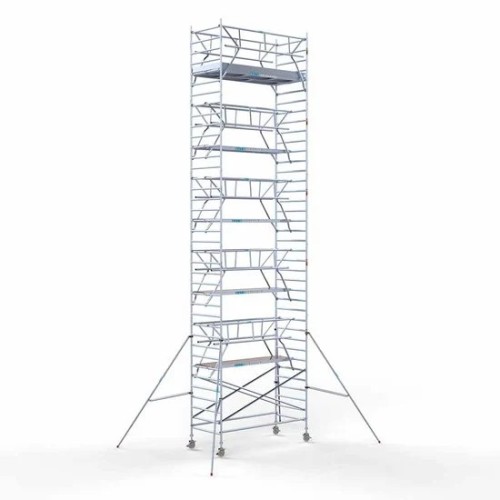 Alumiiniumtellingud 135х305 12,2 m töökõrgus* koos kokkupandavate piiretega mõlemal poolel