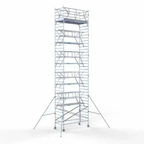 Alumiiniumtellingud 135х305 12,2 m töökõrgus* koos kokkupandavate piiretega mõlemal poolel