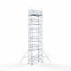 Alumiiniumtellingud 135х305 13,2 m töökõrgus* Carbon koos kokkupandavate piiretega mõlemal poolel Alumiiniumtellingud 135х305 13,2 m töökõrgus* Carbon koos kokkupandavate piiretega mõlemal poolel